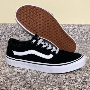 Vans Women's Black and White Sneakers
